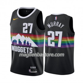 Maglia NBA Denver Nuggets Jamal Murray 27 Nike 2019-20 City Edition Swingman - Uomo